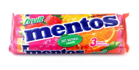 Mentos Fruit 3x38g - Confizpro